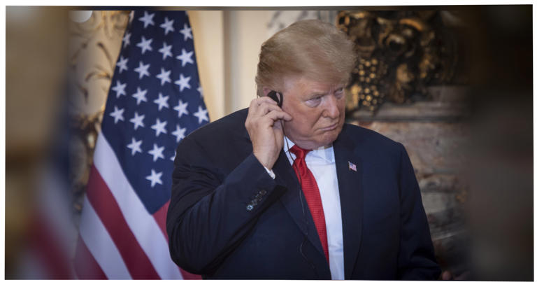 Trump’s face showed no bruise Thursday. By Friday, a new mark was there