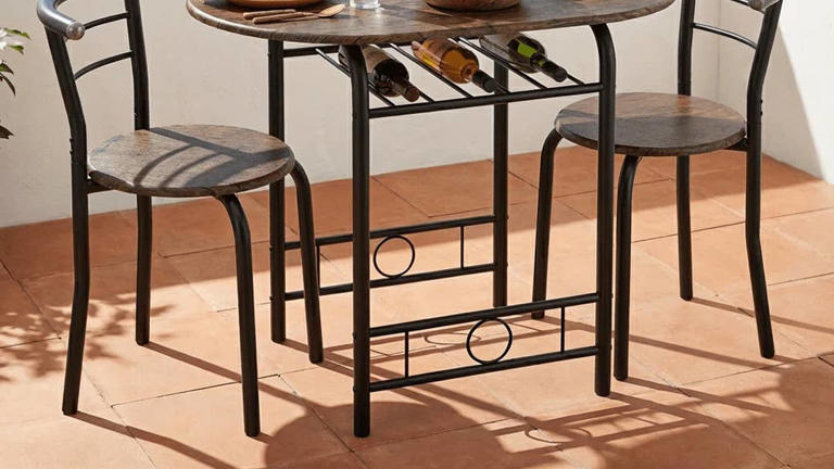 Wayfair is selling a $220 3-piece patio bistro dining set for 49% off