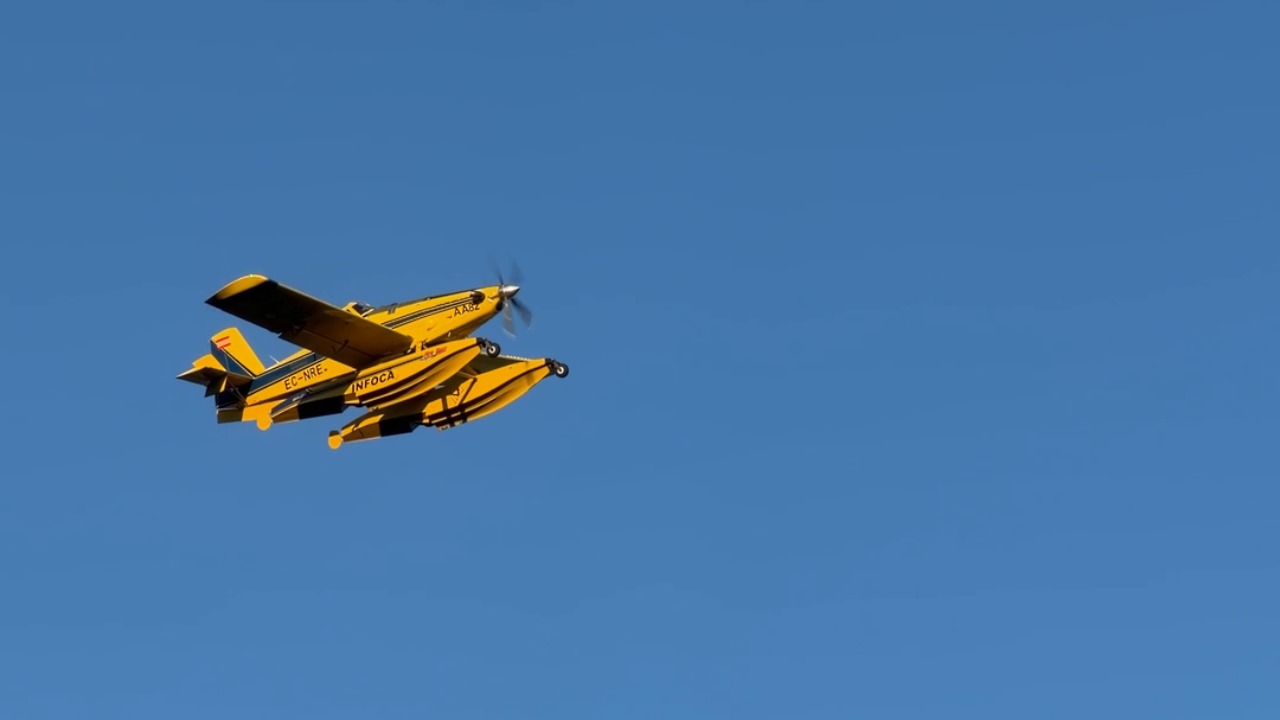 Aircraft deploys to fight wildfire near Marbella