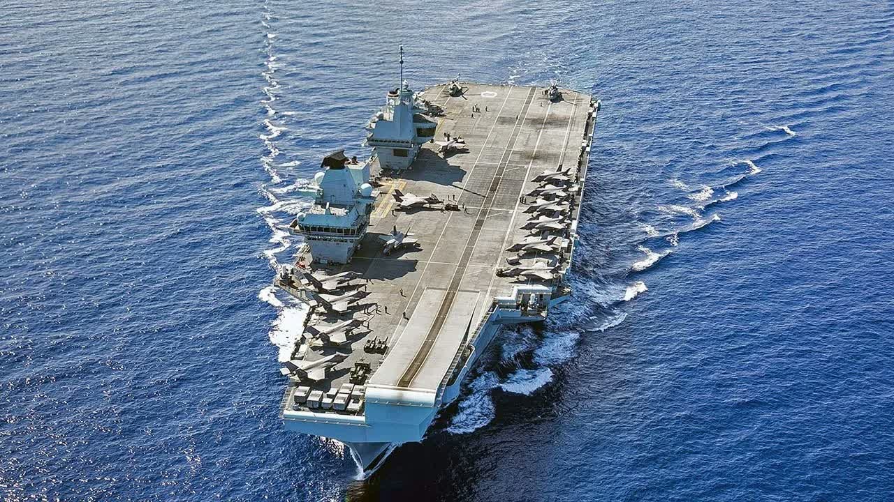 Inside HMS Queen Elizabeth's working spaces