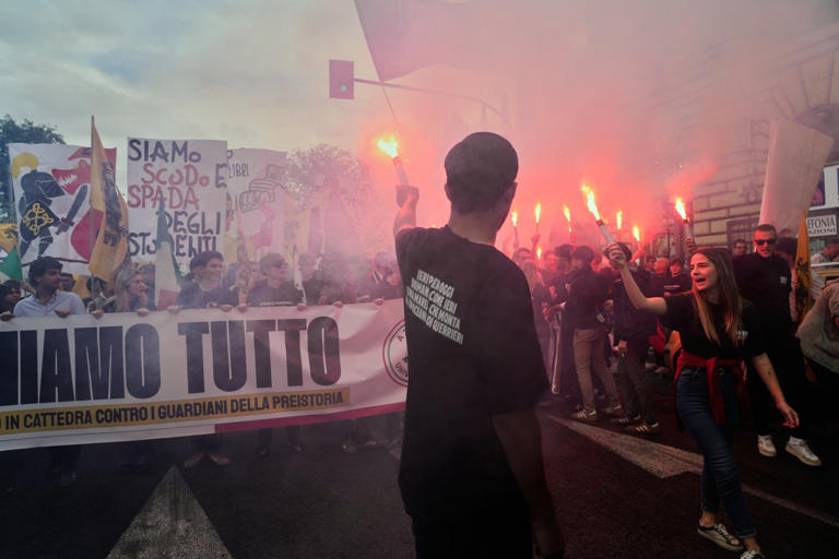 Hundreds of soldiers sent to Milan as protests planned across Europe