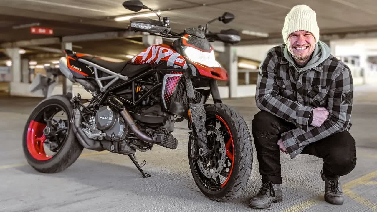Ducati Hypermotard RVE first ride