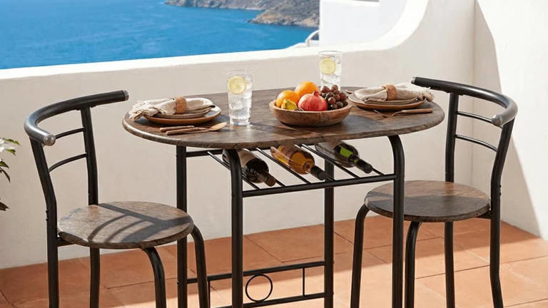 Wayfair is selling a $220 3-piece patio bistro dining set for 49% off