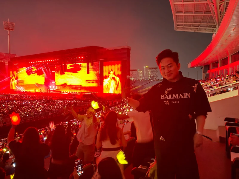 Tùng Dương, Đàm Thu Trang và dàn sao đu concert Big Bang