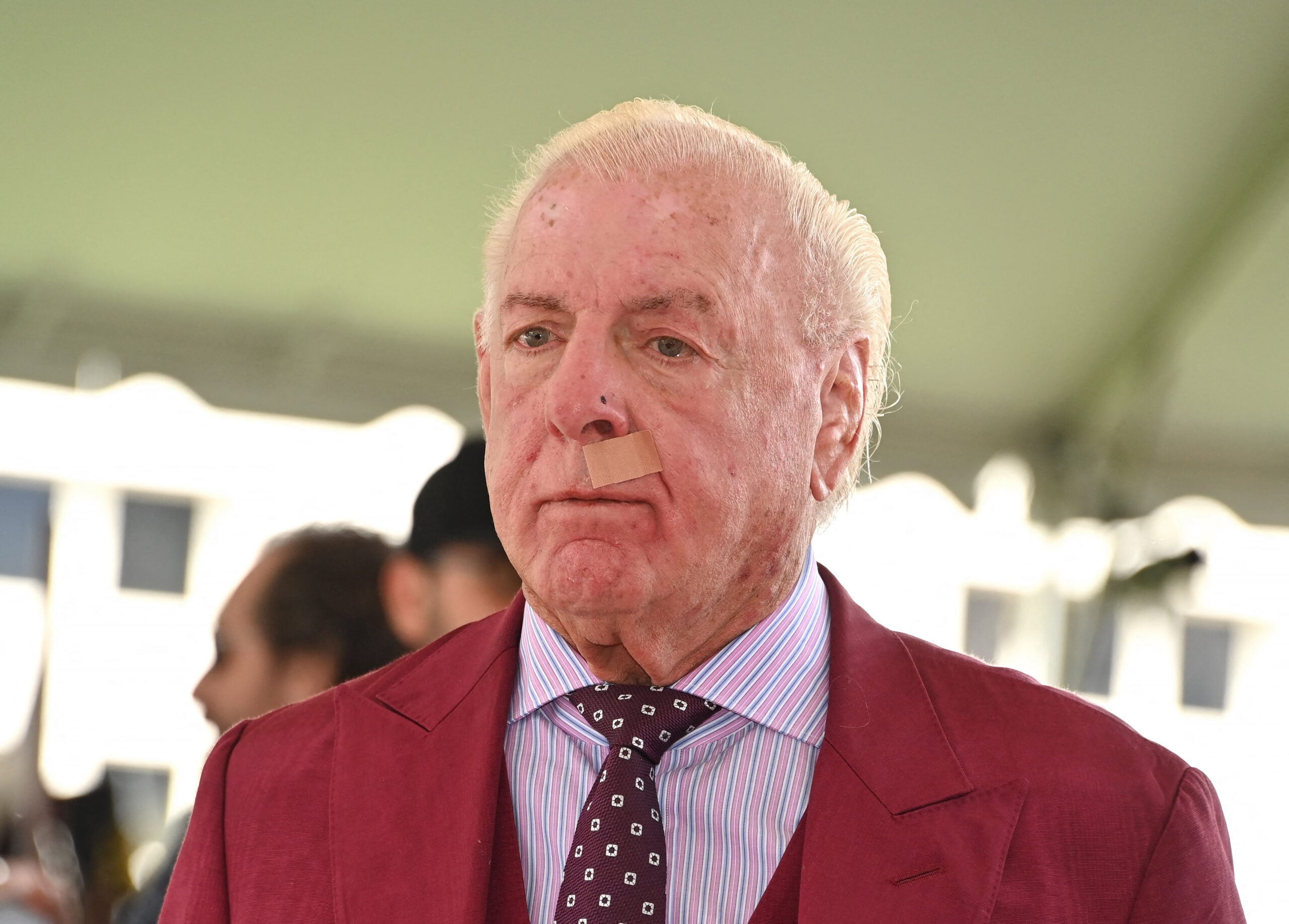 WWE legend Ric Flair’s recovery post shows a massive eye patch after ...