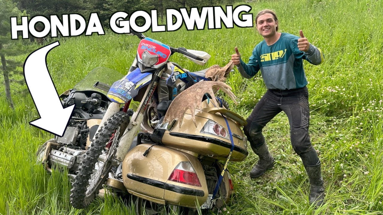 Honda Goldwing off roading!