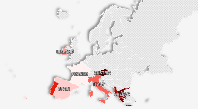 Map shows where protests are planned across Europe this weekend