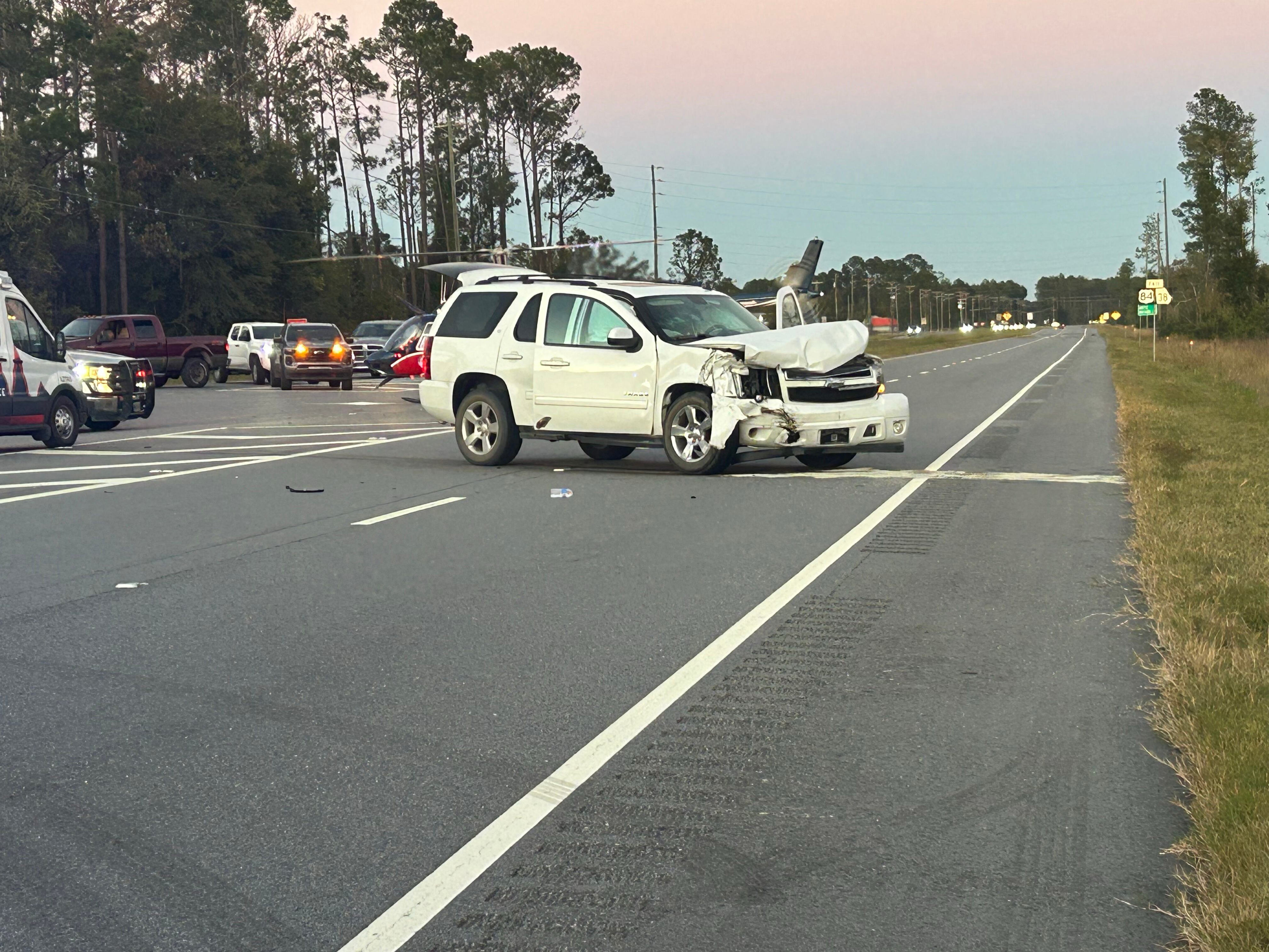 One airlifted, others injured after collision at intersection of Ga ...