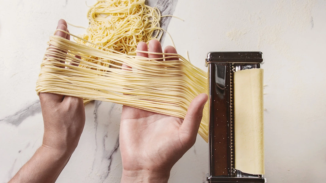 Making fresh pasta step-by-step