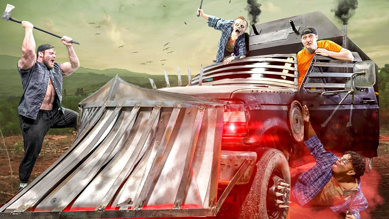 Zombies vs. armored truck: Who will break in first?