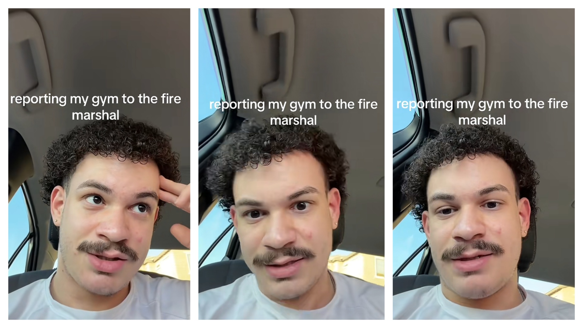 Gym member warns staff about 2 blocked exit doors. Then he calls the ...