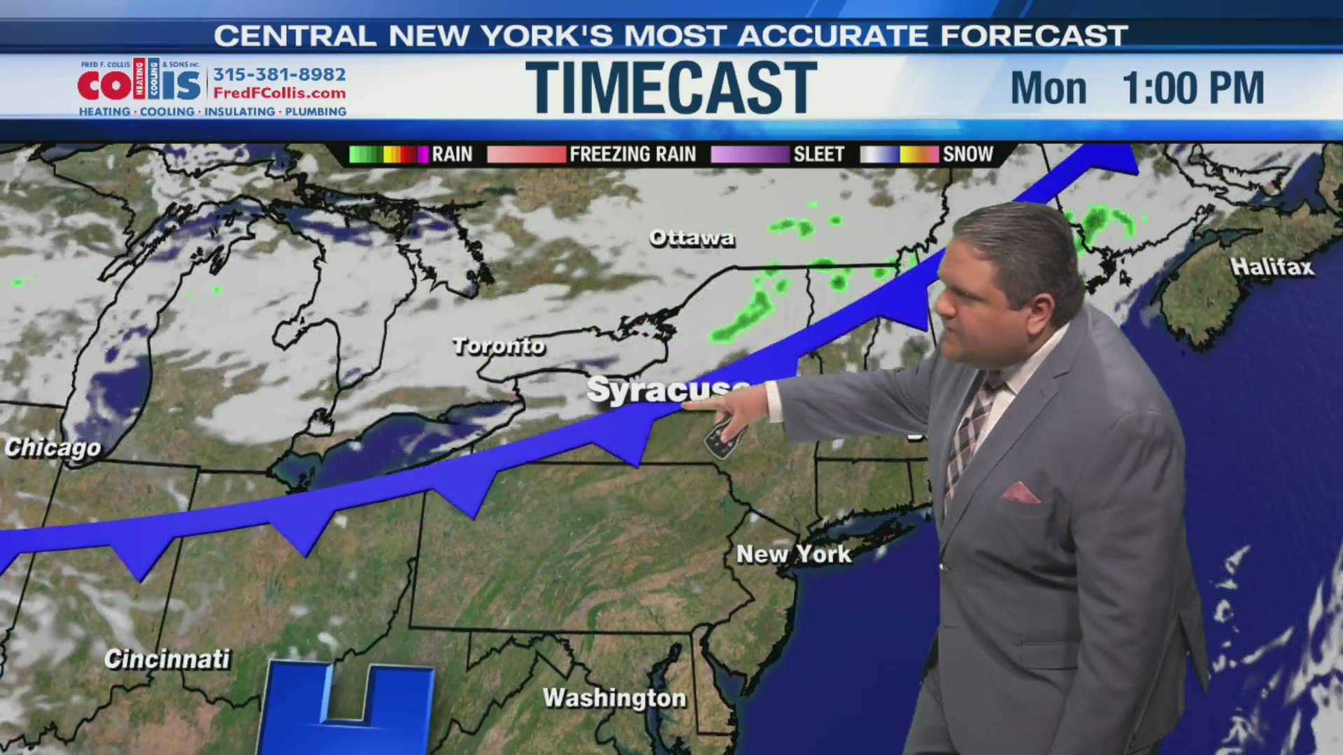 Storm Team forecast: 5PM Saturday 10-24-26