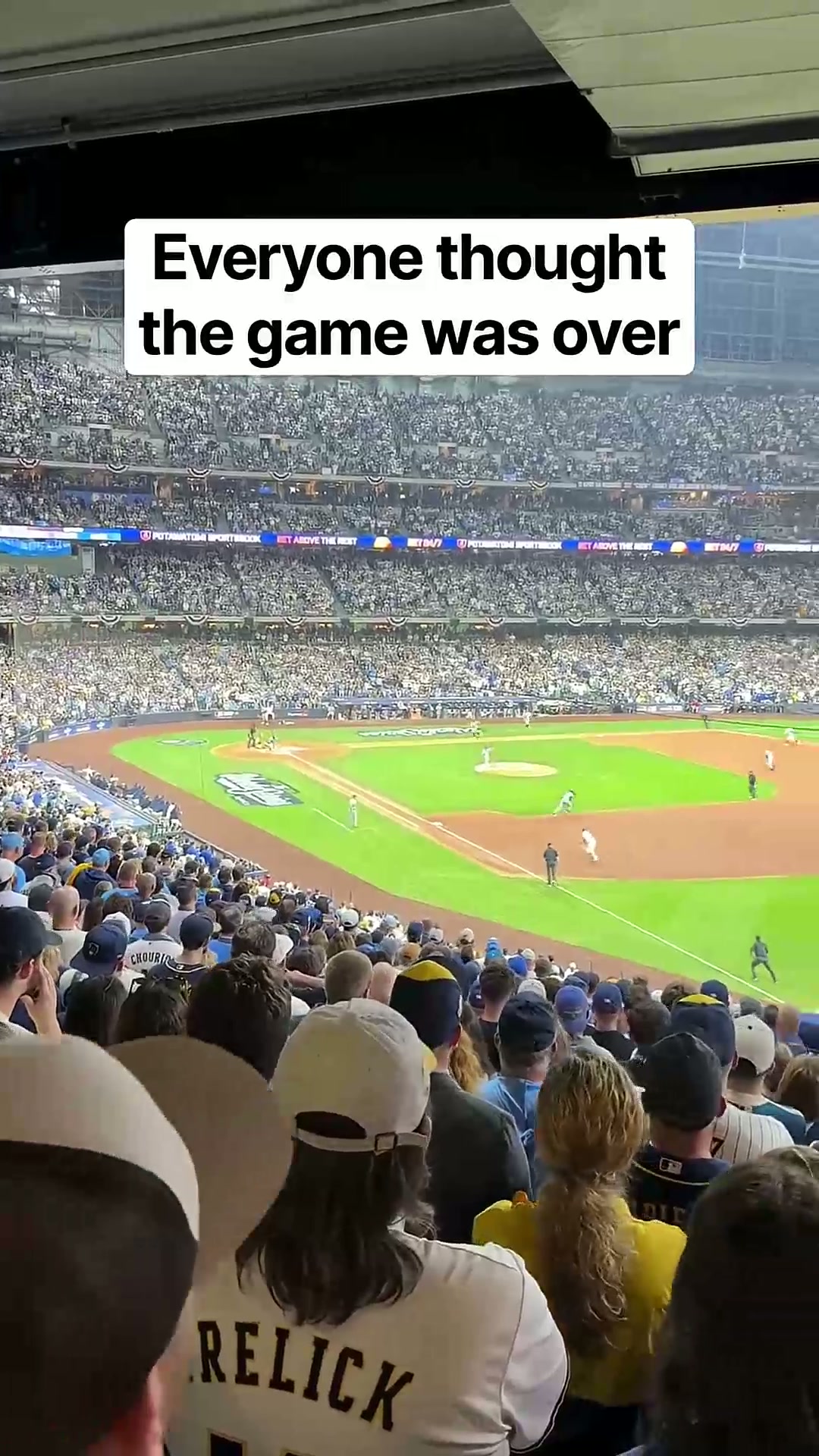 Brewers fans experience an all-time swing of emotions