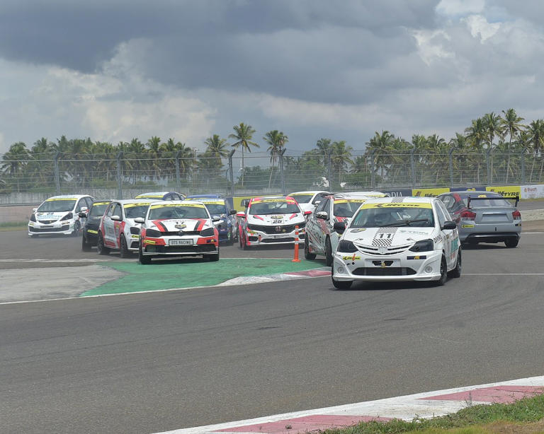 Rain, red flags and razor-thin finishes light up opening day in Coimbatore