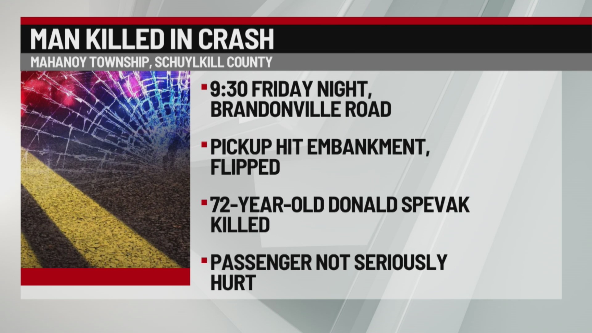 Rollover crash leaves driver dead, PSP say | 28/22 News