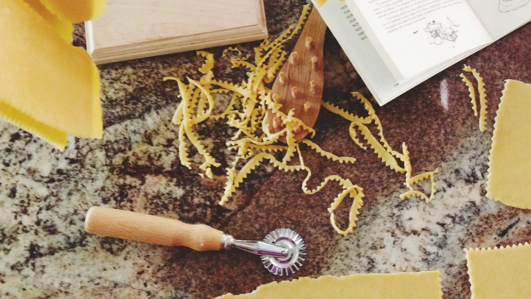 Making fresh pasta step-by-step