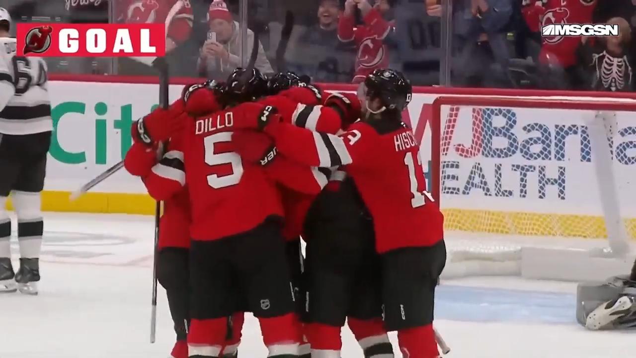 Devils beat Kings 3-1 for third straight win as Pesce scores game-winner