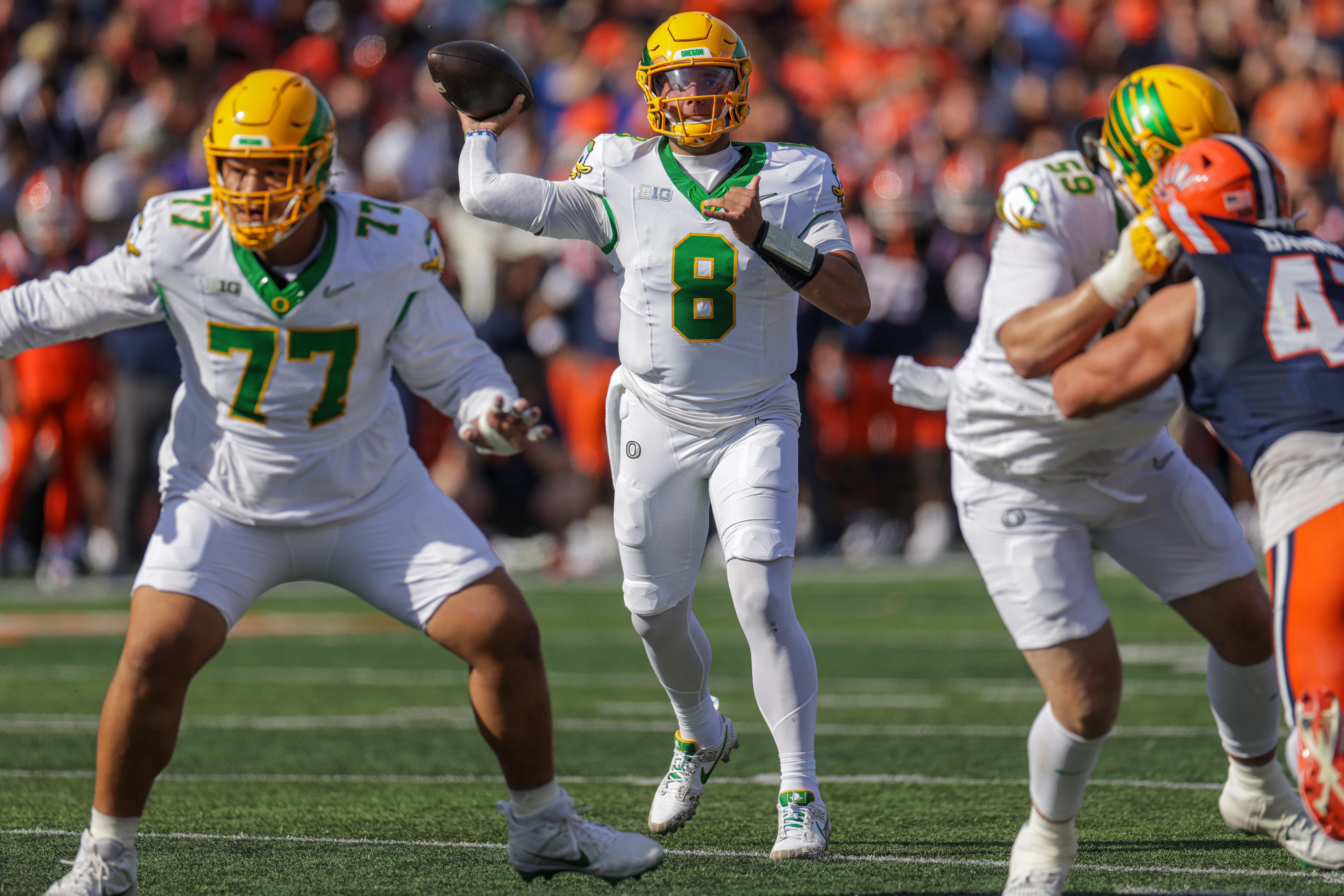 Where Oregon Ducks' offense ranks nationally after Week 8 loss