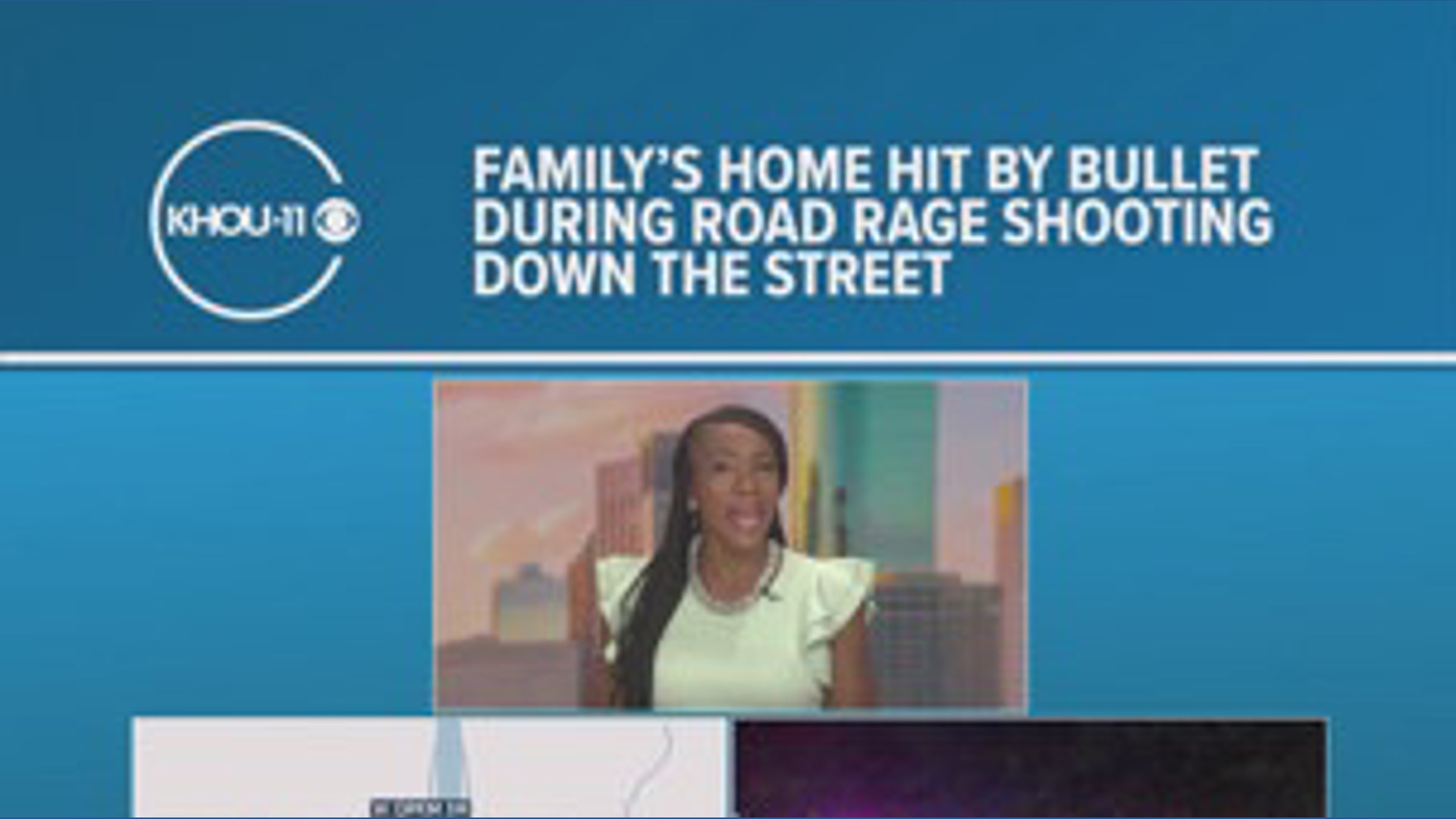A Houston family’s house hit by bullet during possible road rage ...