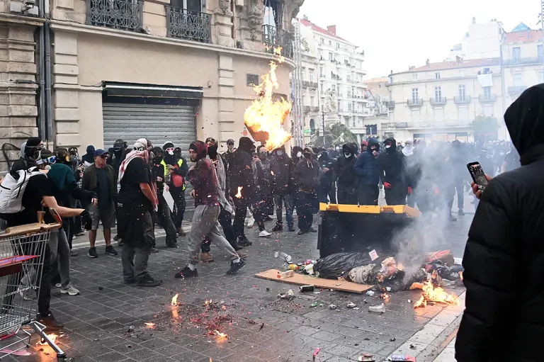 ‘Anger is real’: Cost-of-living protests sweep France as police fire ...