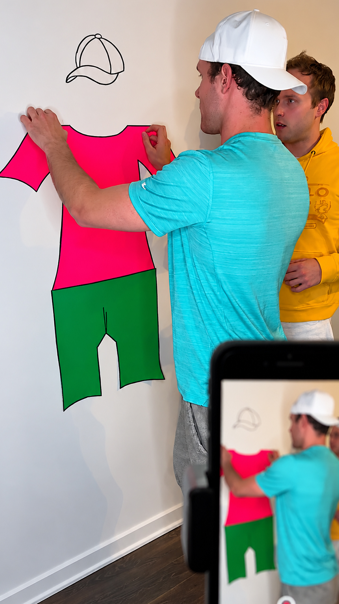 We turned wall drawings into real people instantly