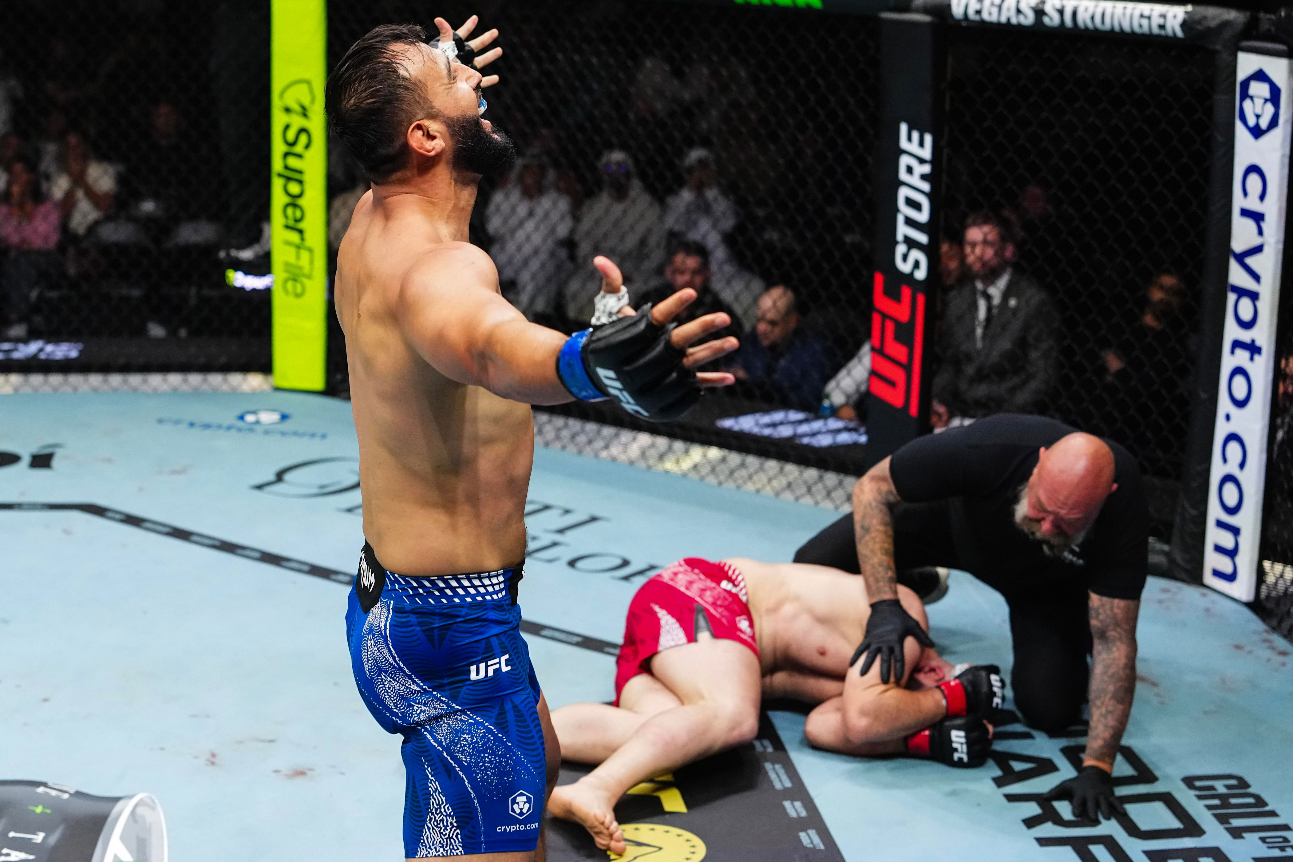 Highlights! Dominick Reyes turns in vintage performance with violent ...