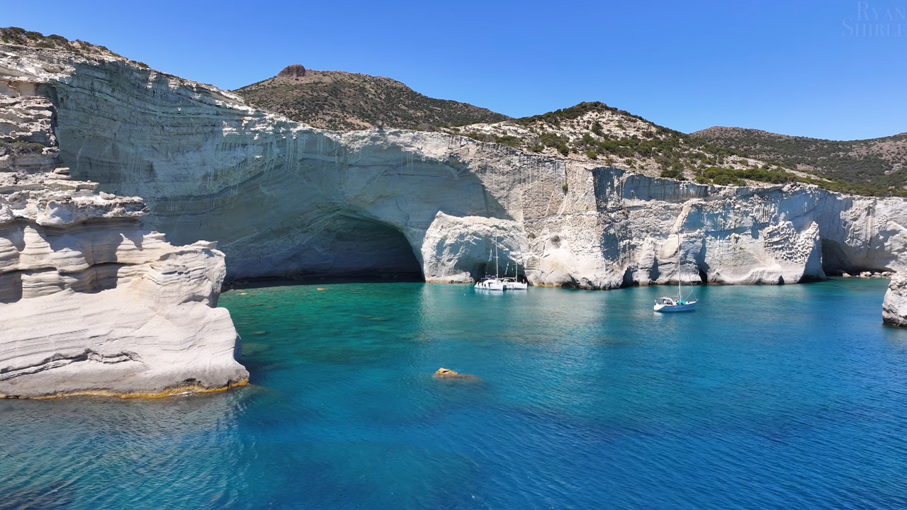 Incredible hidden sea caves and coves across Greece