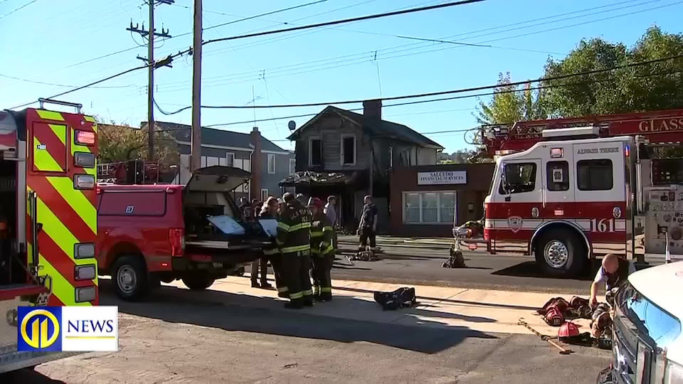 Flames rip through abandoned McKeesport home