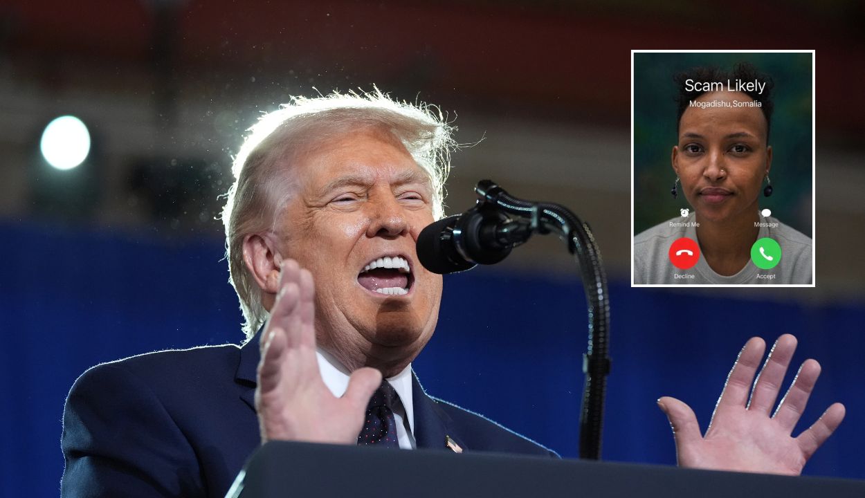 Trump mocks Ilhan Omar with iPhone scammer meme as fraud probe heats up