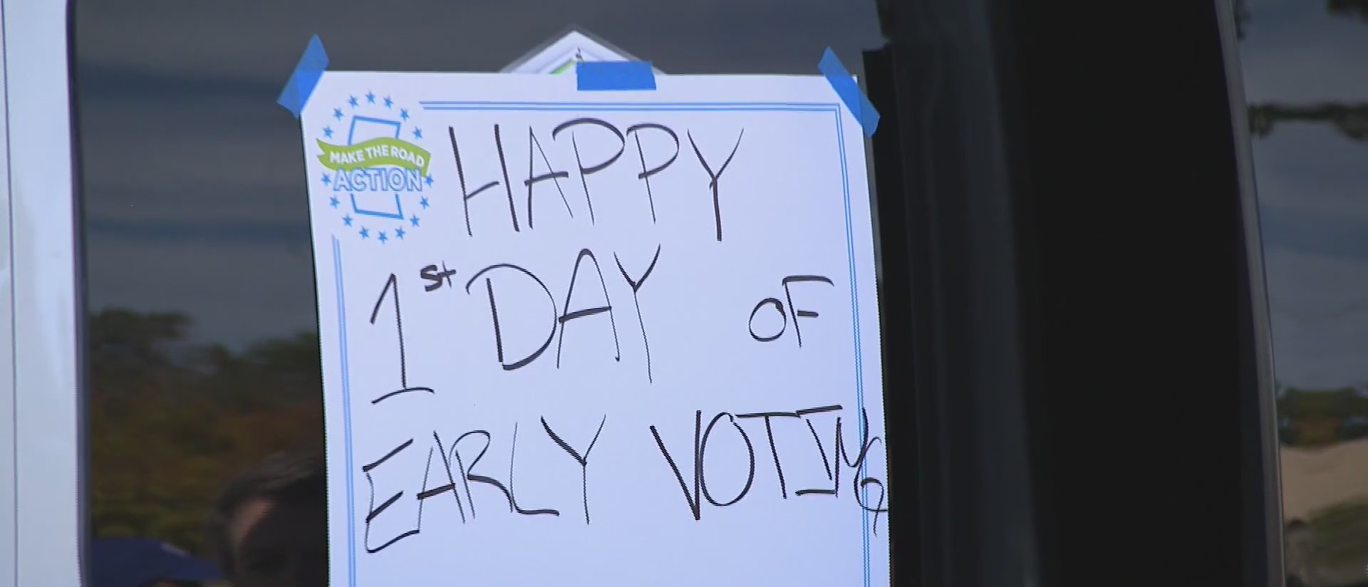 Community groups bring music and food to Long Island early voting