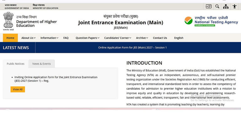 JEE Main 2027 registration begins: Why candidates should check their ...