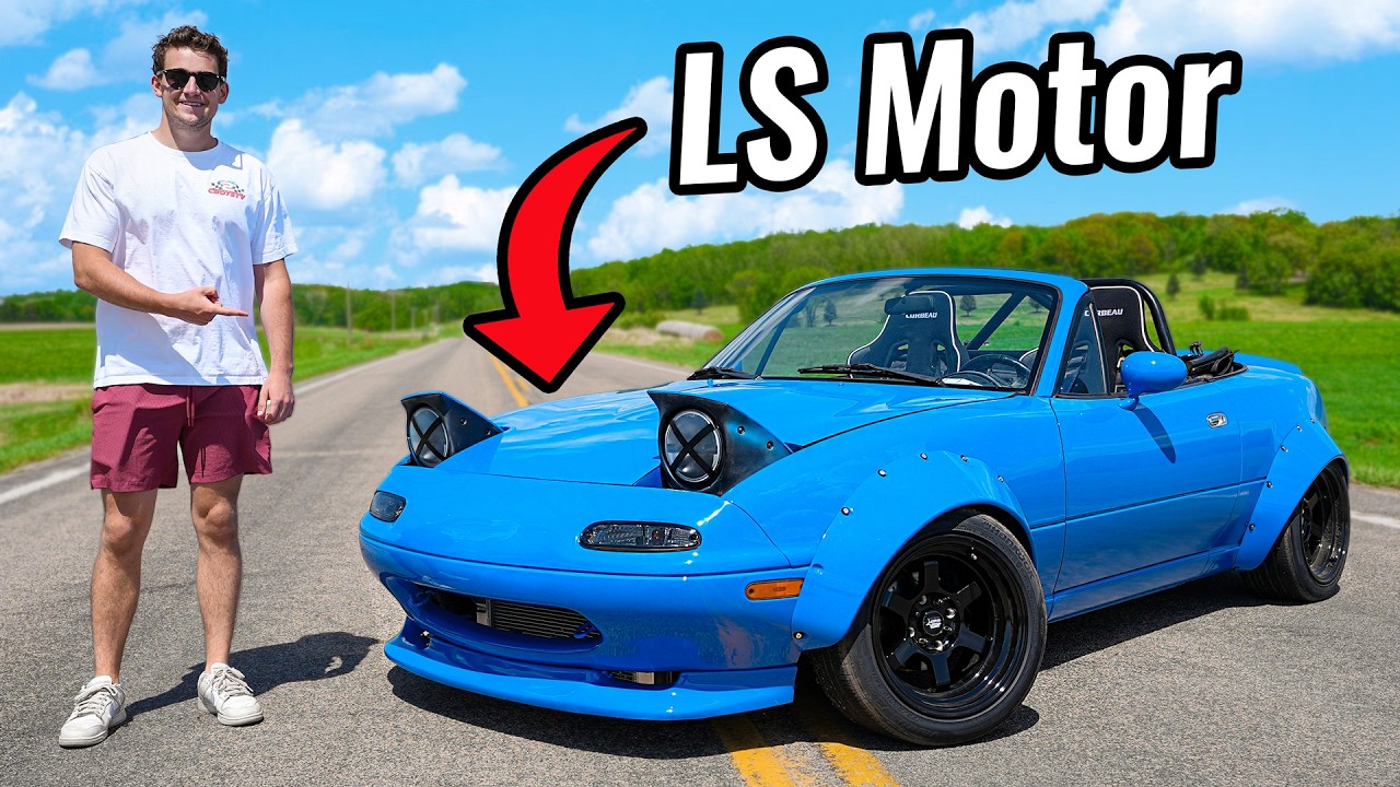 Cheap drift car build! (LS swapped Miata)