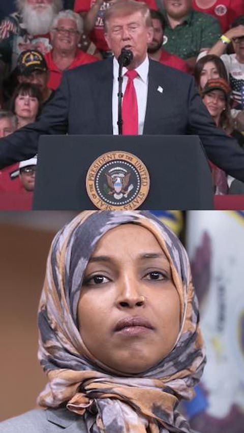 Trump slams Omar over name allegations and demands resignation