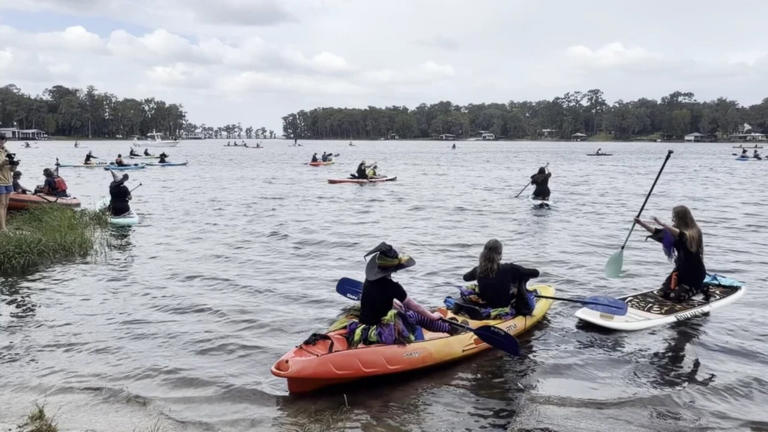 Witches paddle and fall farm festival held in Melrose