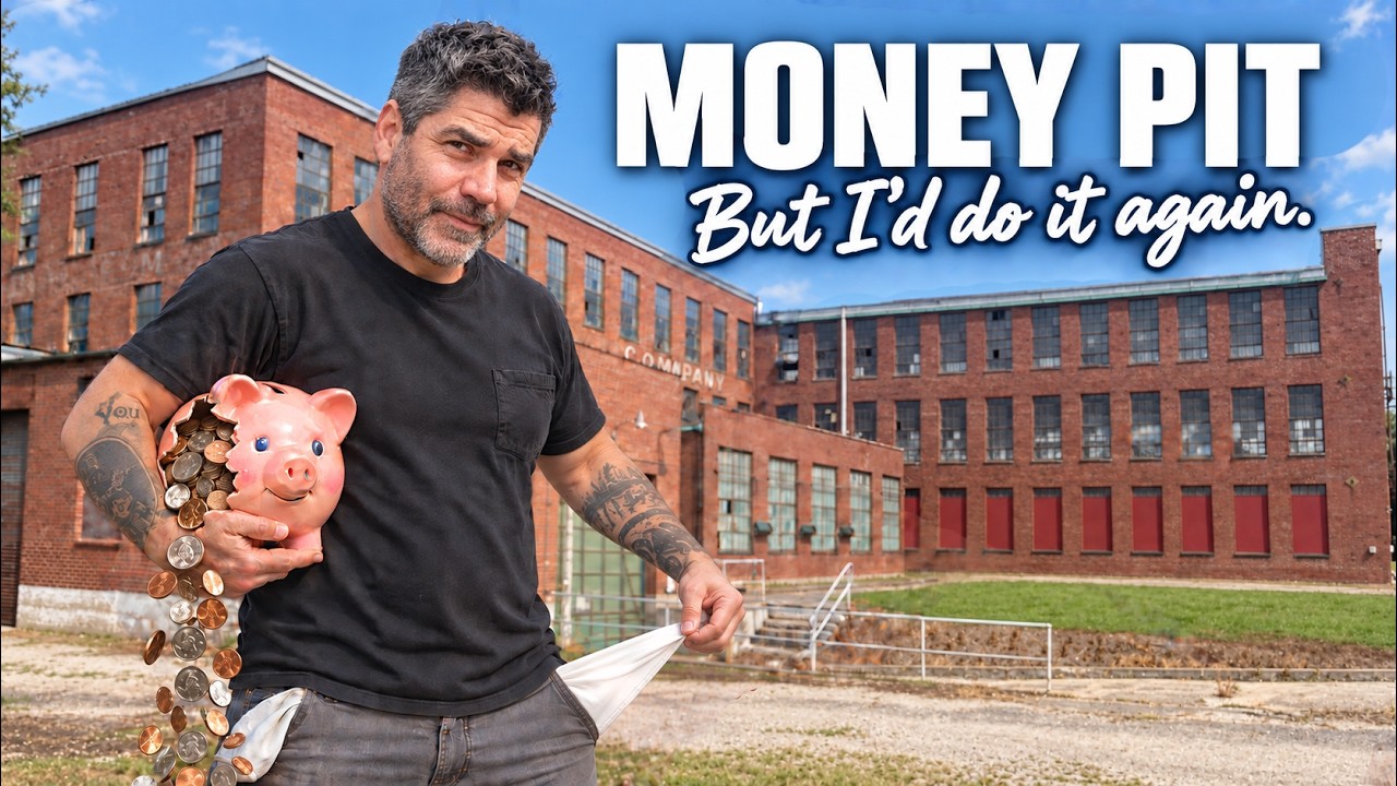 I bought this abandoned factory for 30¢ a square foot