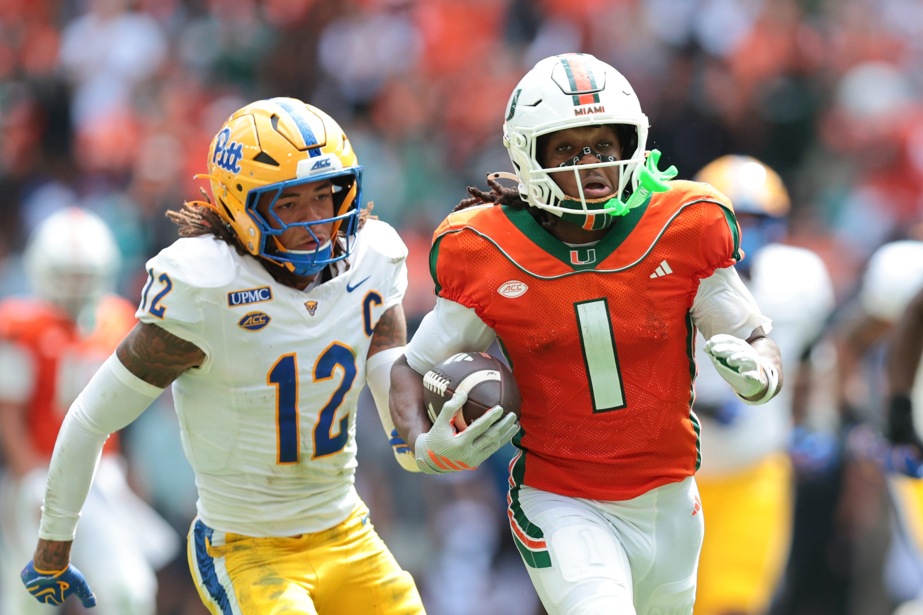 Miami vs Pitt highlights. Malachi Toney has career day for Hurricanes
