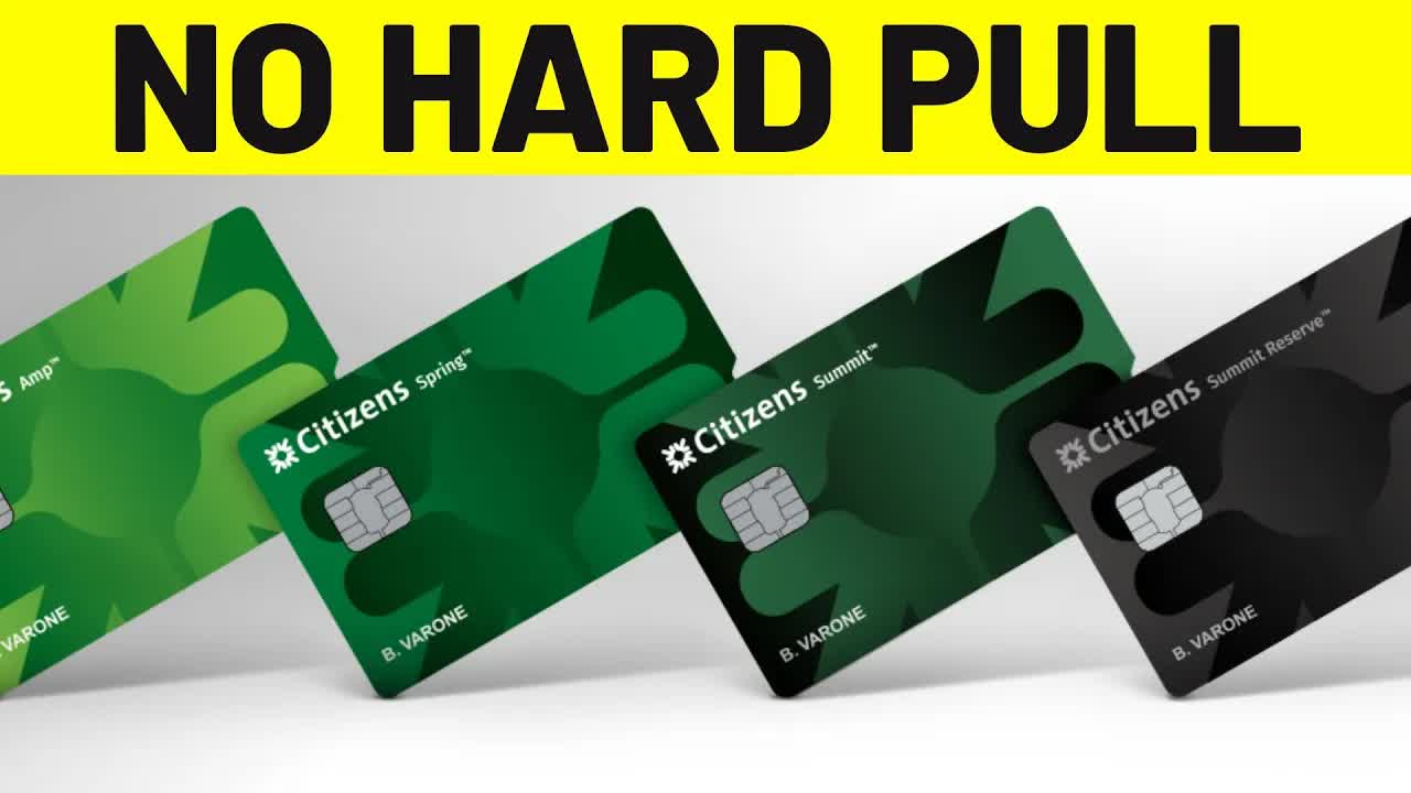 $7,500 Citizens Bank credit card (SOFT PULL ONLY)