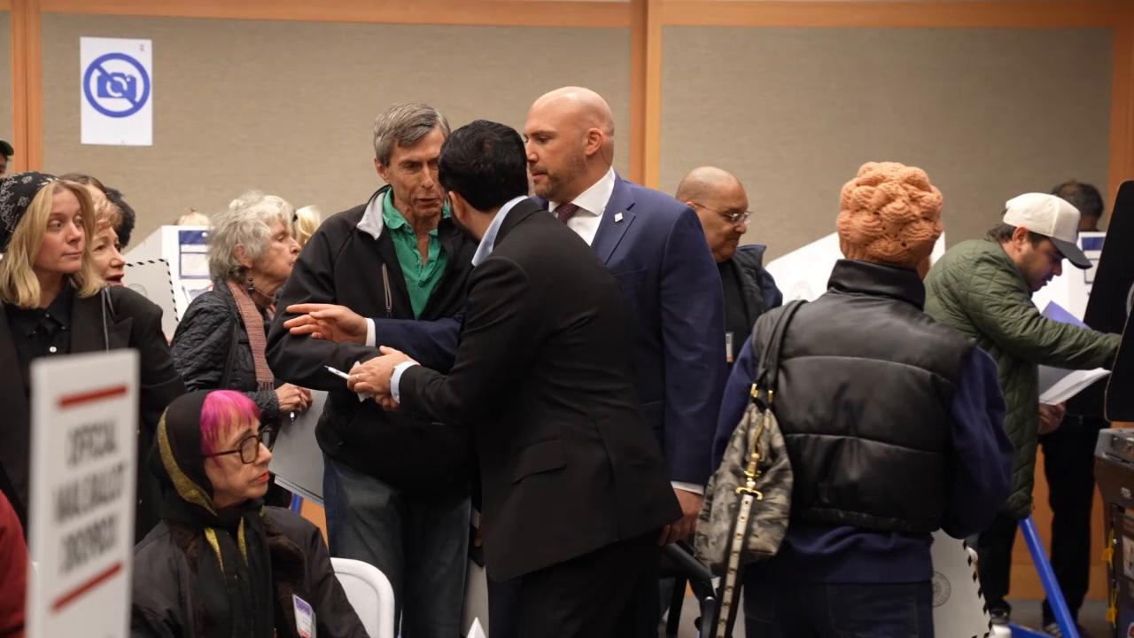 Mayor Zohran Mamdani casting his ballot on the first day of early ...