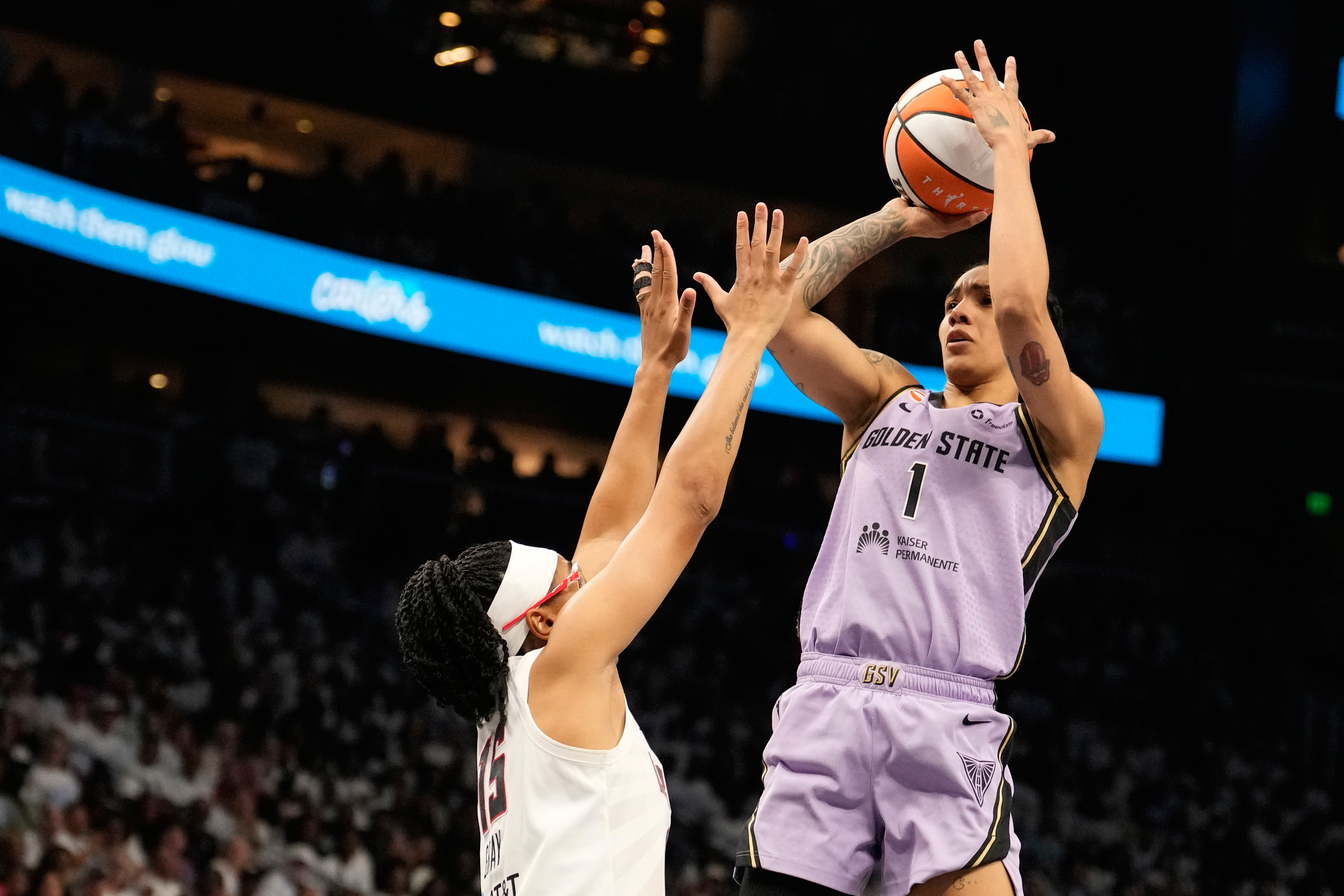 Golden State Valkyries beat the Atlanta Dream 67-62 to even the WNBA ...