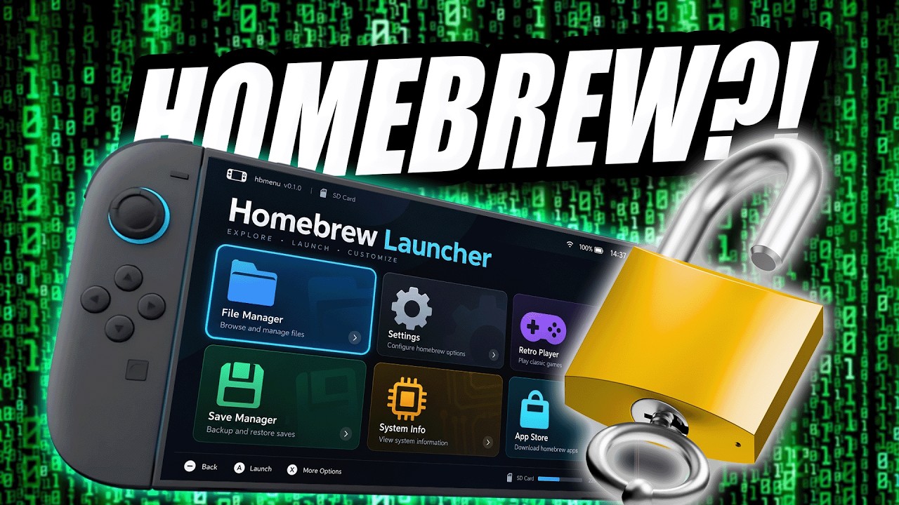 Switch 2 homebrew launcher already? Just 24 hours after the jailbreak