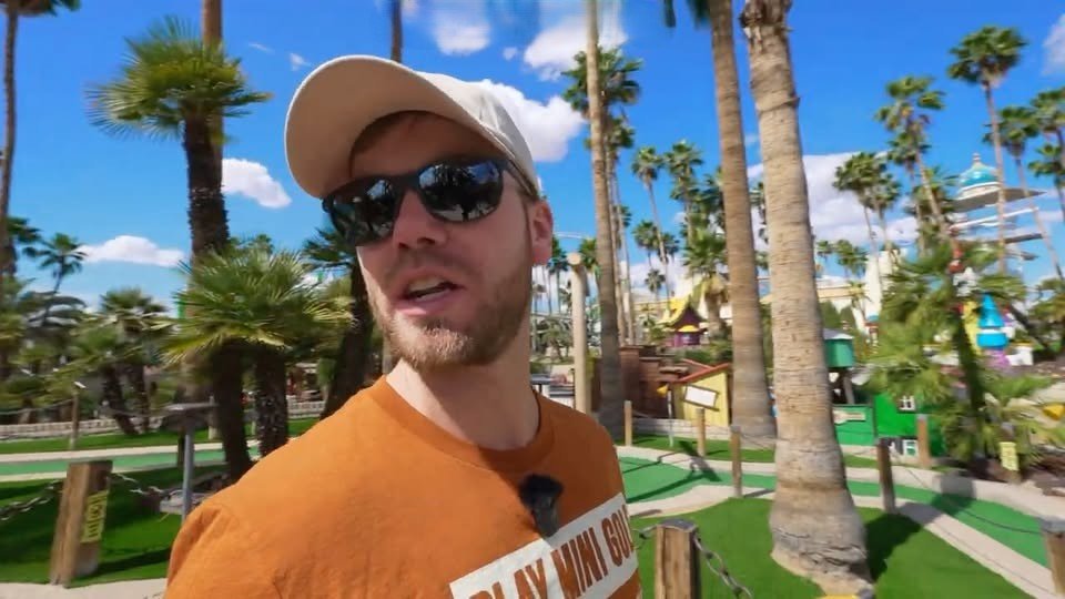 A one-of-a-kind mini golf course