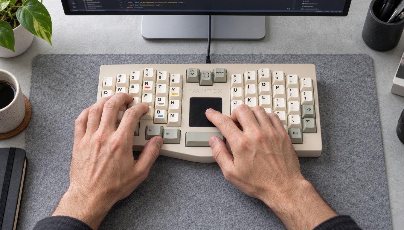 Compact 60-key mechanical keyboard with built-in touchpad hits Kickstarter