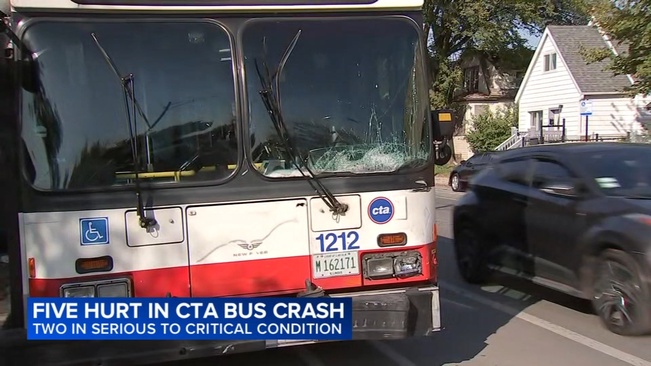 5 people injured, 2 seriously, after crash involving CTA bus in West ...