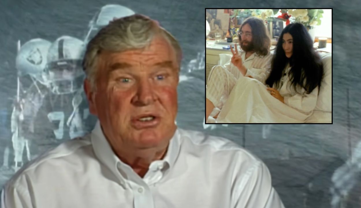 Football icon John Madden was good buddies with… Yoko Ono?