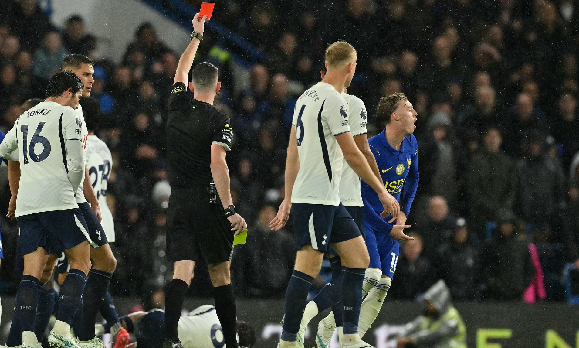Cole Palmer 'lost his head' in Chelsea's defeat by Spurs: Neville hits out as Blues star sees red