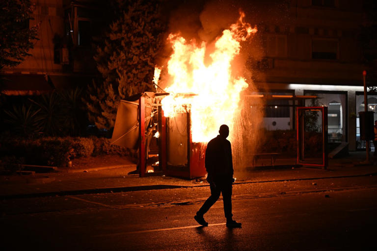 Europe falls under siege as demonstrators battle police, set fires in ...