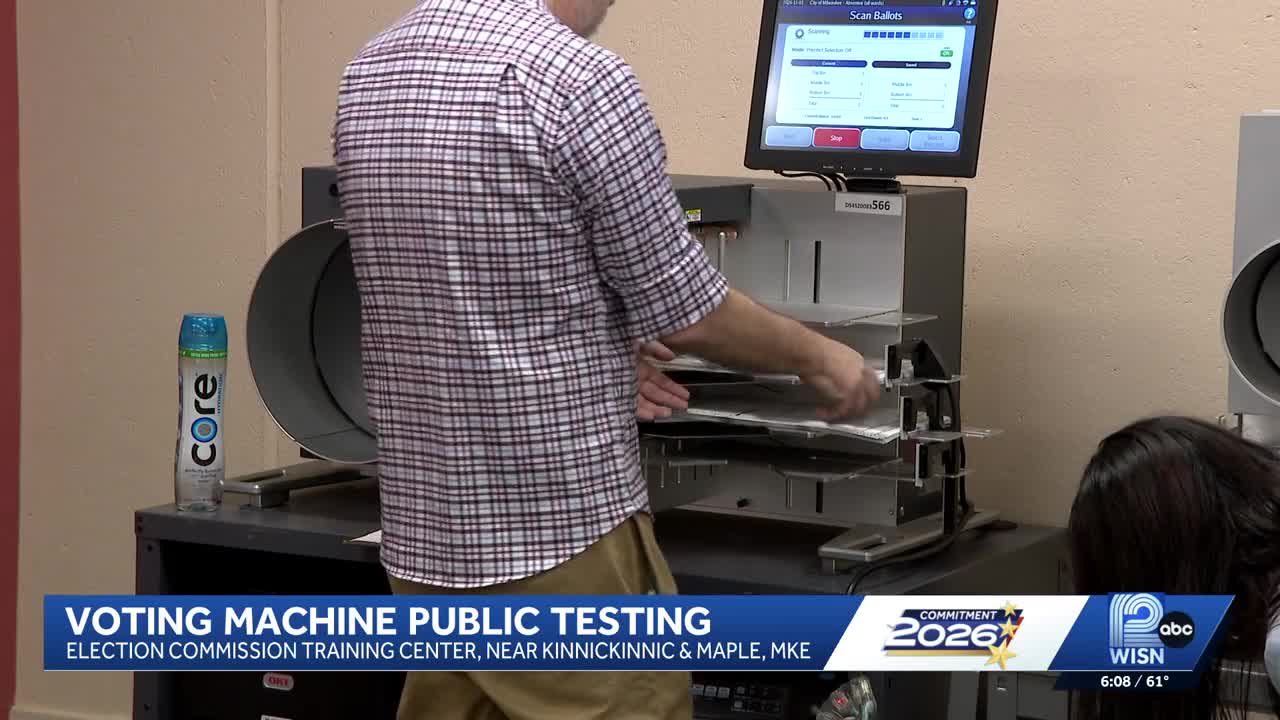 Milwaukee election officials test voting machines to prevent errors ...