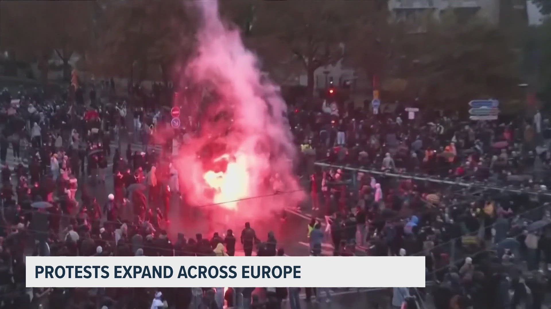 Protests against rising cost of living spread across Europe