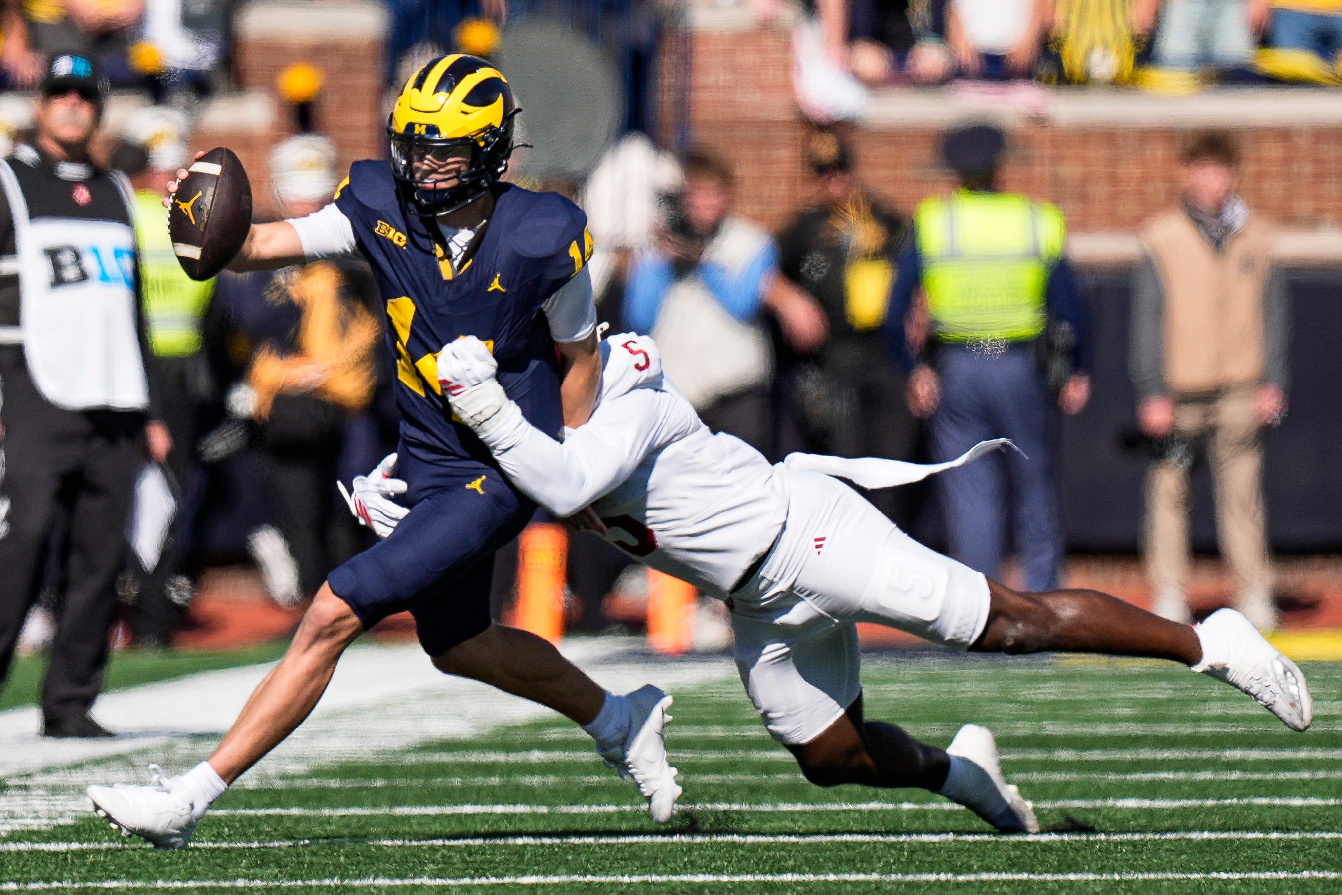 Indiana needs overtime to get first win at Michigan football since 1967
