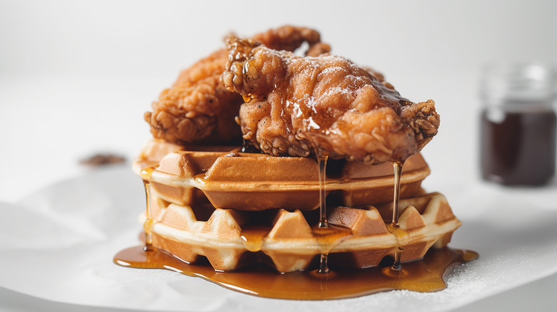 For the hands-down best chicken and waffles, add these 2 Asian condiments
